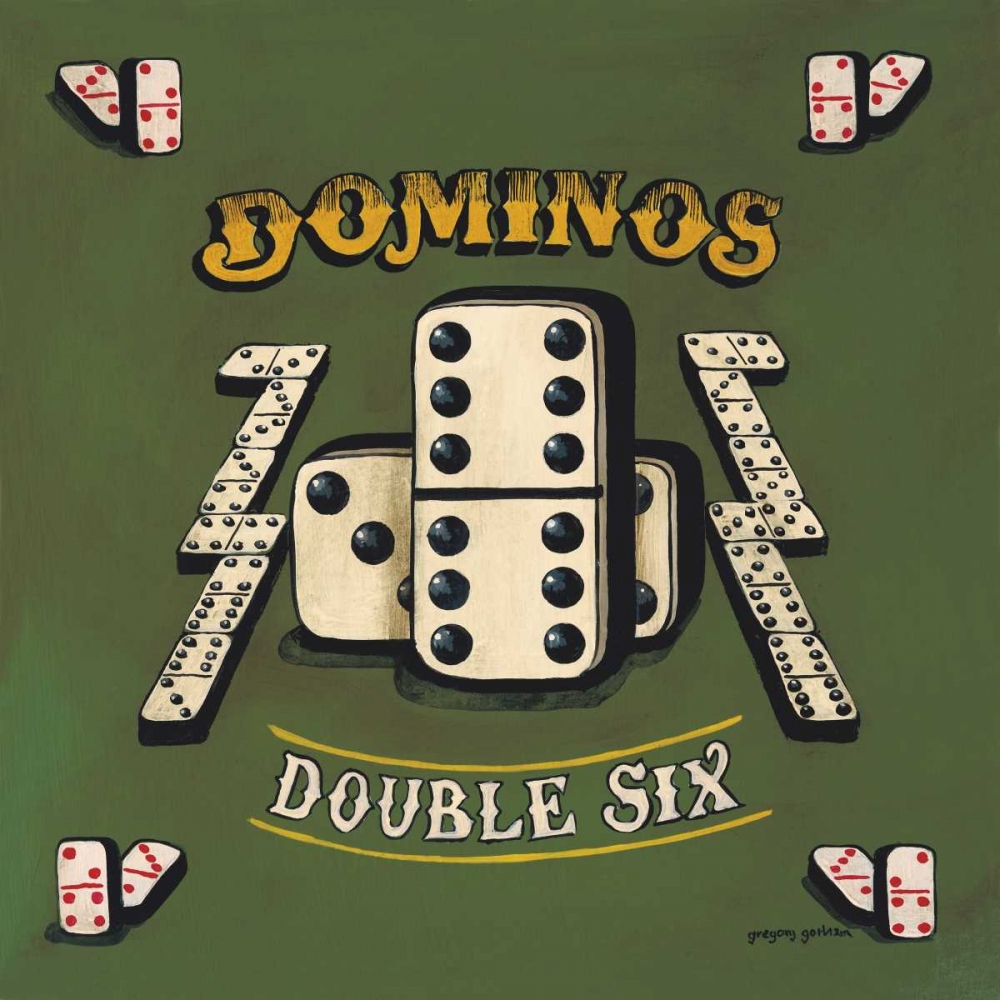 Dominos art print by Gregory Gorham for $57.95 CAD