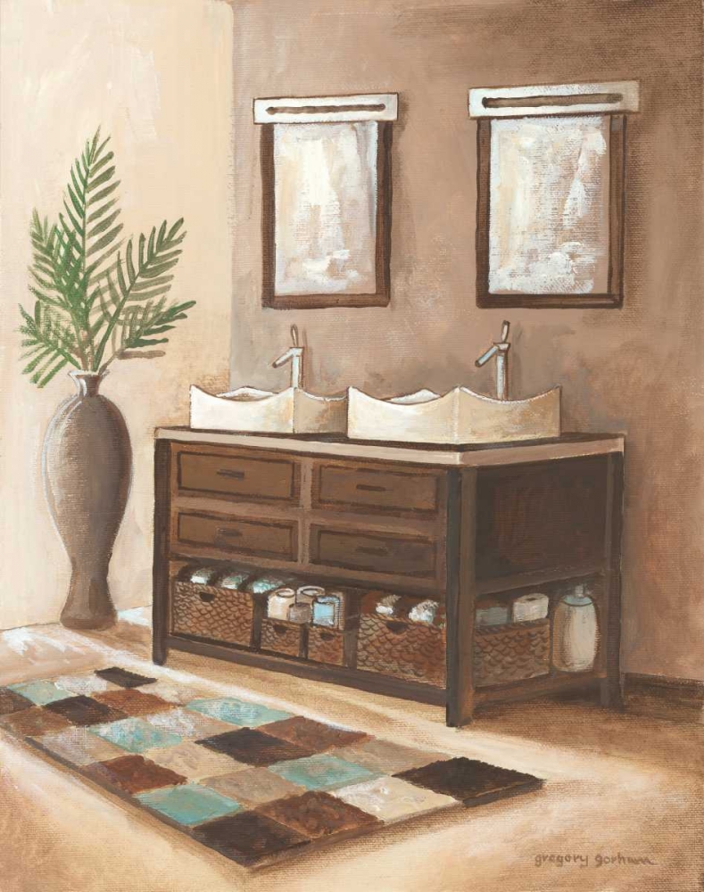 Bath Still Life II art print by Gregory Gorham for $57.95 CAD