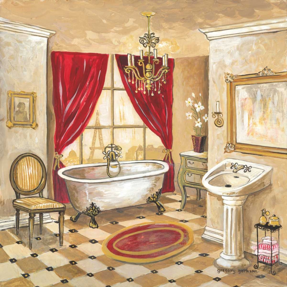 Parisian Bath art print by Gregory Gorham for $57.95 CAD