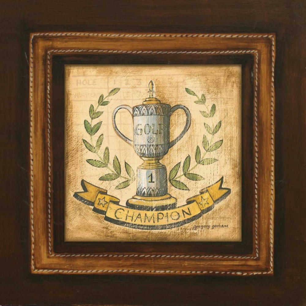 Golf Champion art print by Gregory Gorham for $57.95 CAD