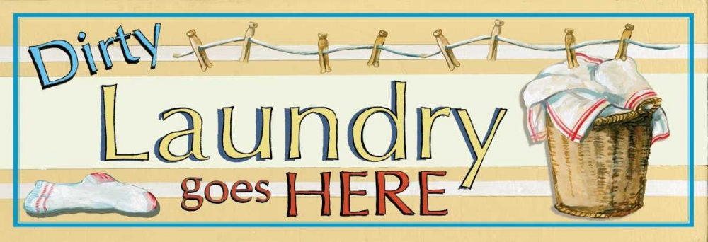 Dirty Laundry art print by Gregory Gorham for $57.95 CAD