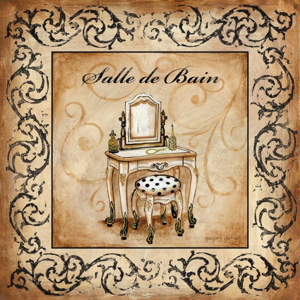 Classic Salle De Bain art print by Gregory Gorham for $57.95 CAD