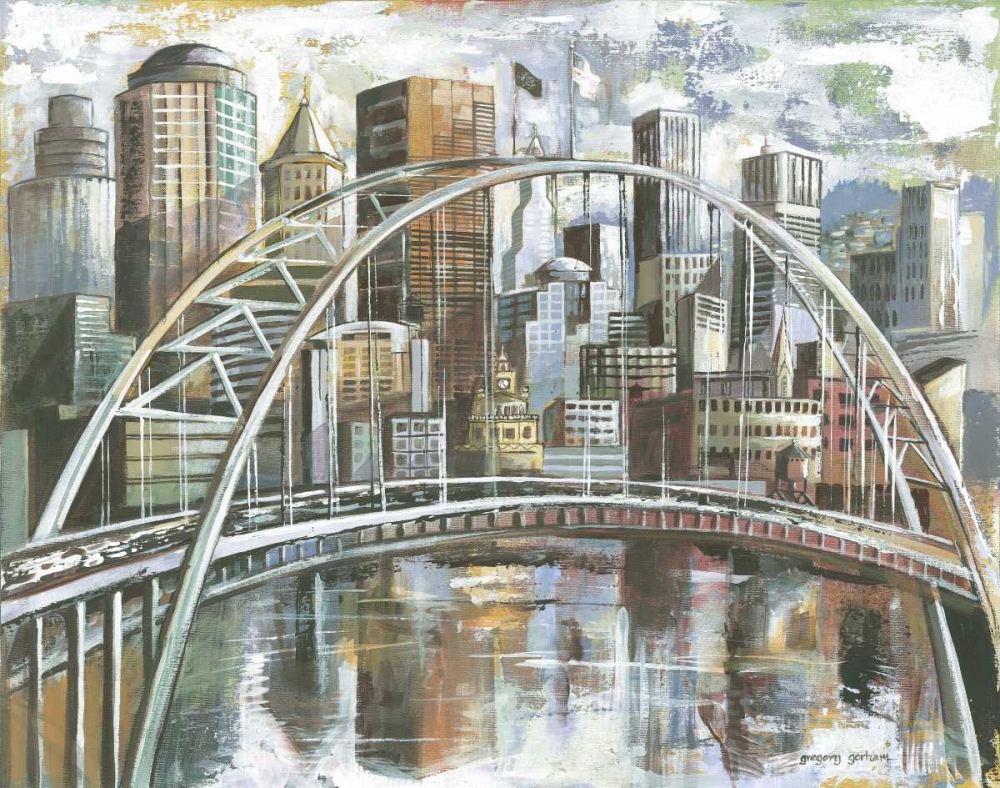 Cityscape II art print by Gregory Gorham for $57.95 CAD