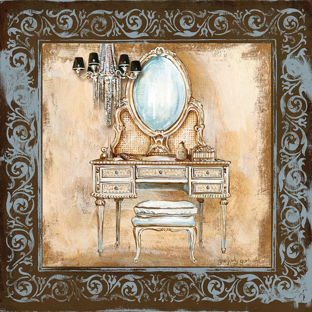 Elegant Vanity III art print by Gregory Gorham for $57.95 CAD
