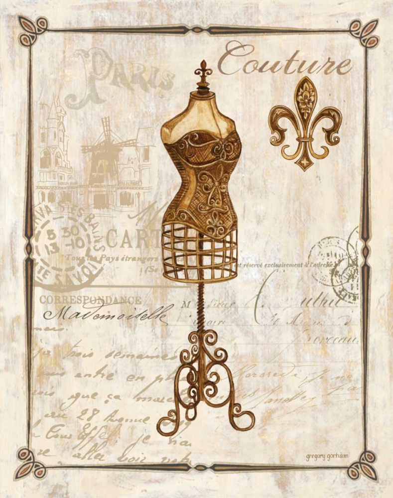 Paris Dress Form art print by Gregory Gorham for $57.95 CAD
