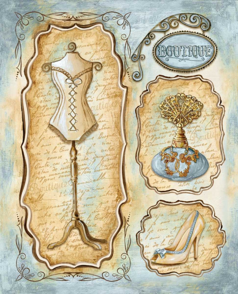 Paris Boutique I art print by Gregory Gorham for $57.95 CAD