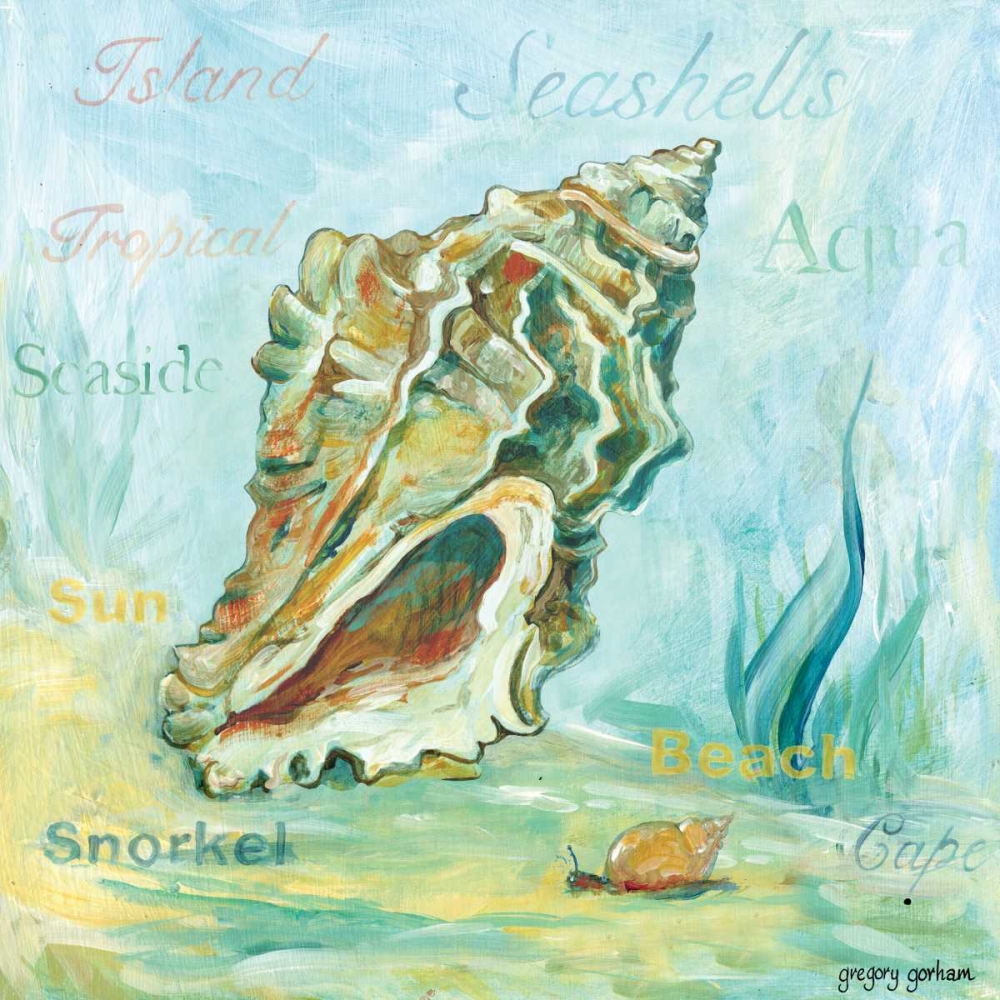 Marine Life Motif VI art print by Gregory Gorham for $57.95 CAD