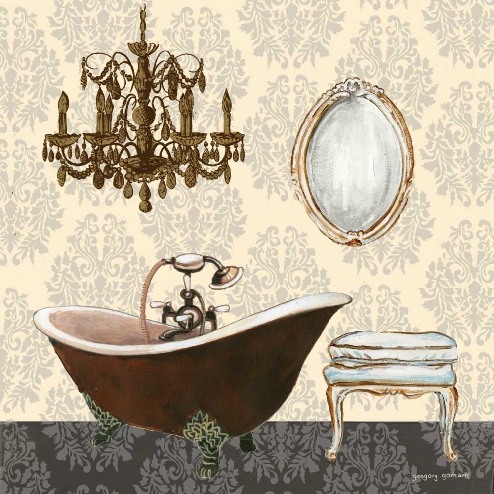 French Bath Motif II art print by Gregory Gorham for $57.95 CAD