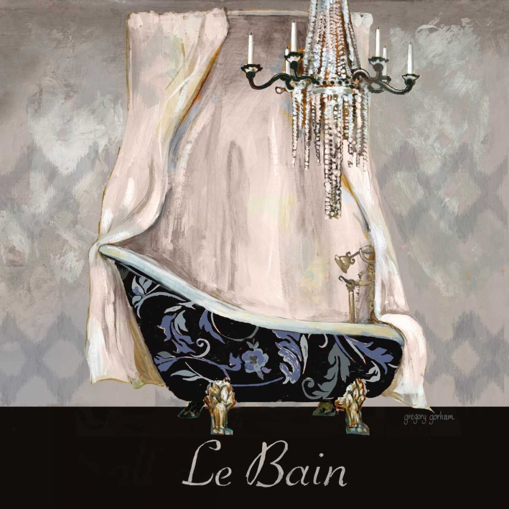 Ikat Bath II art print by Gregory Gorham for $57.95 CAD