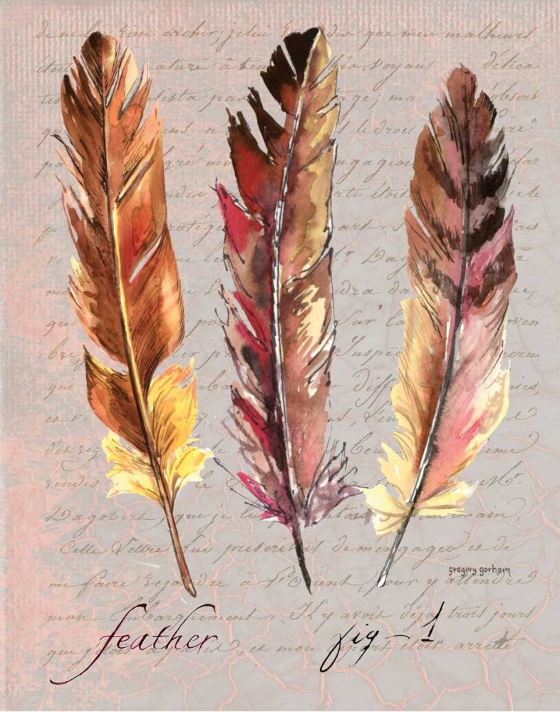 Feathers Fig 1 art print by Gregory Gorham for $57.95 CAD