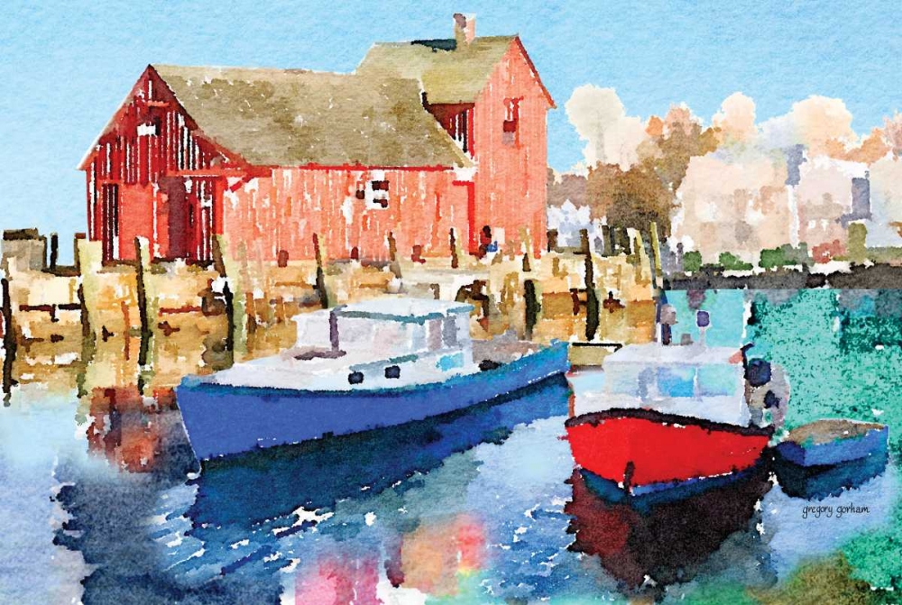 Rock Harbor I art print by Gregory Gorham for $57.95 CAD