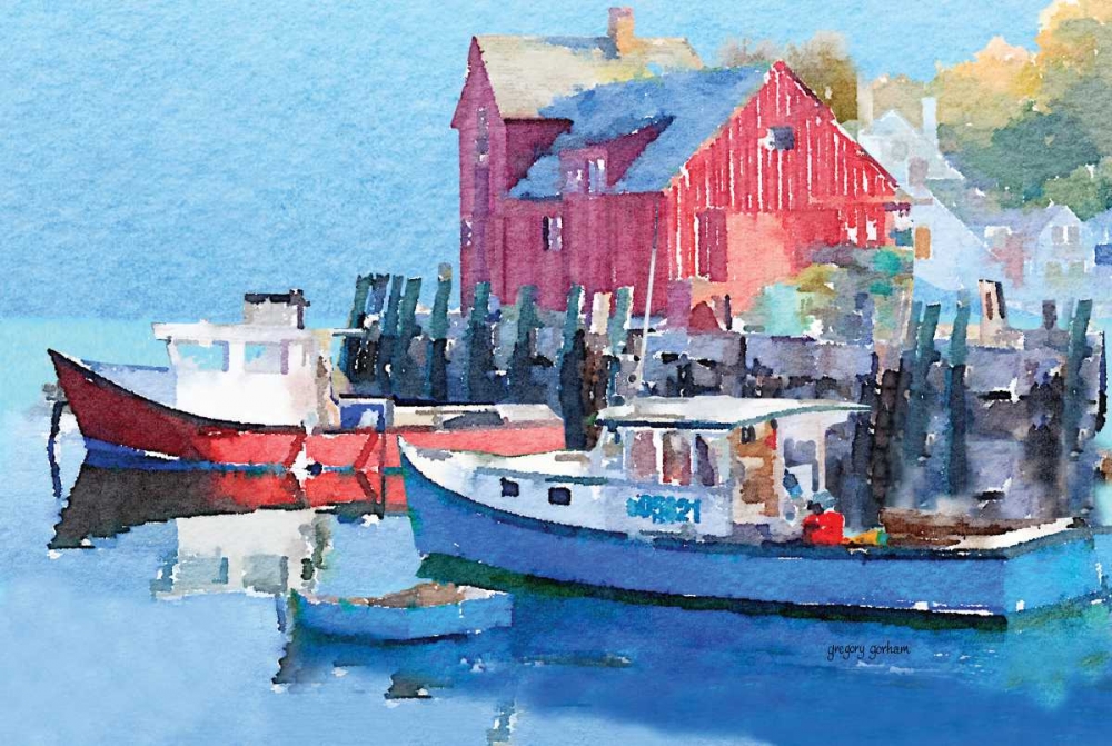 Rock Harbor II art print by Gregory Gorham for $57.95 CAD