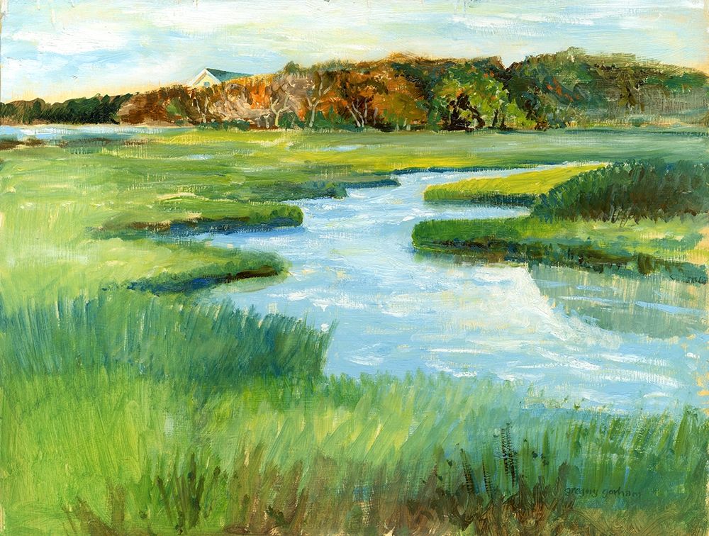 Cape Cod Salt Marsh art print by Gregory Gorham for $57.95 CAD