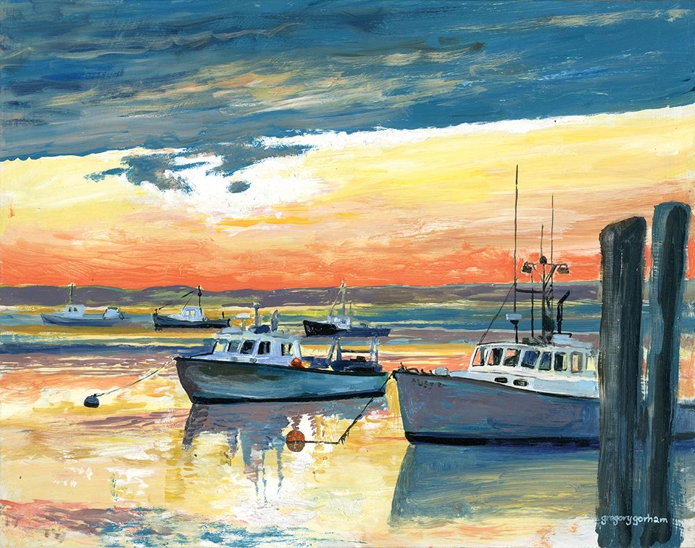 Fish Pier Channel art print by Gregory Gorham for $57.95 CAD