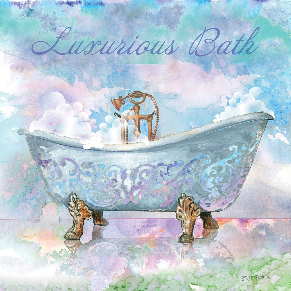 Luxury Bath Motif I art print by Gregory Gorham for $57.95 CAD