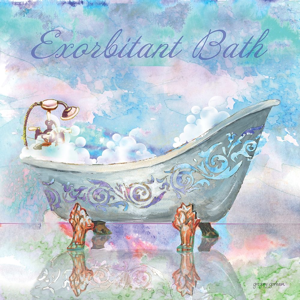 Luxury Bath Motif II art print by Gregory Gorham for $57.95 CAD