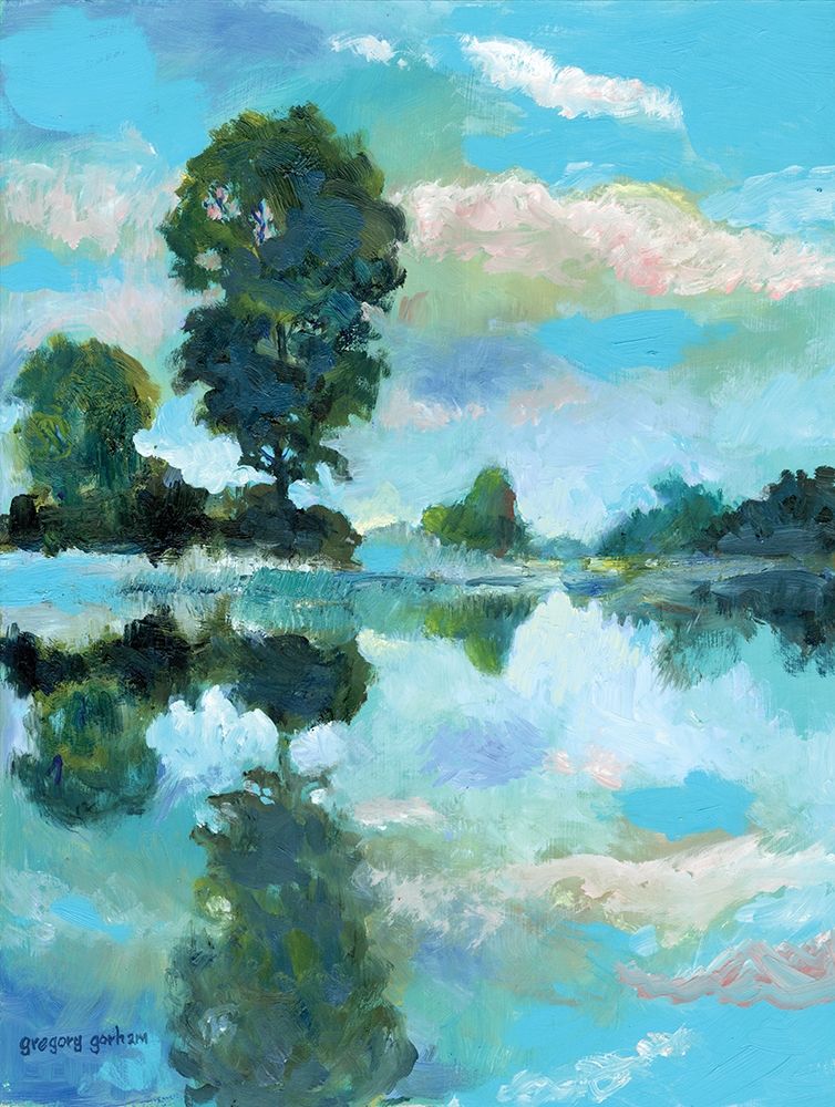 Lacamas Lake art print by Gregory Gorham for $57.95 CAD
