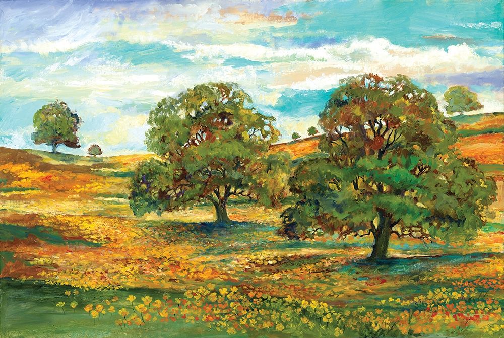 Wild Poppy Landscape II art print by Gregory Gorham for $57.95 CAD