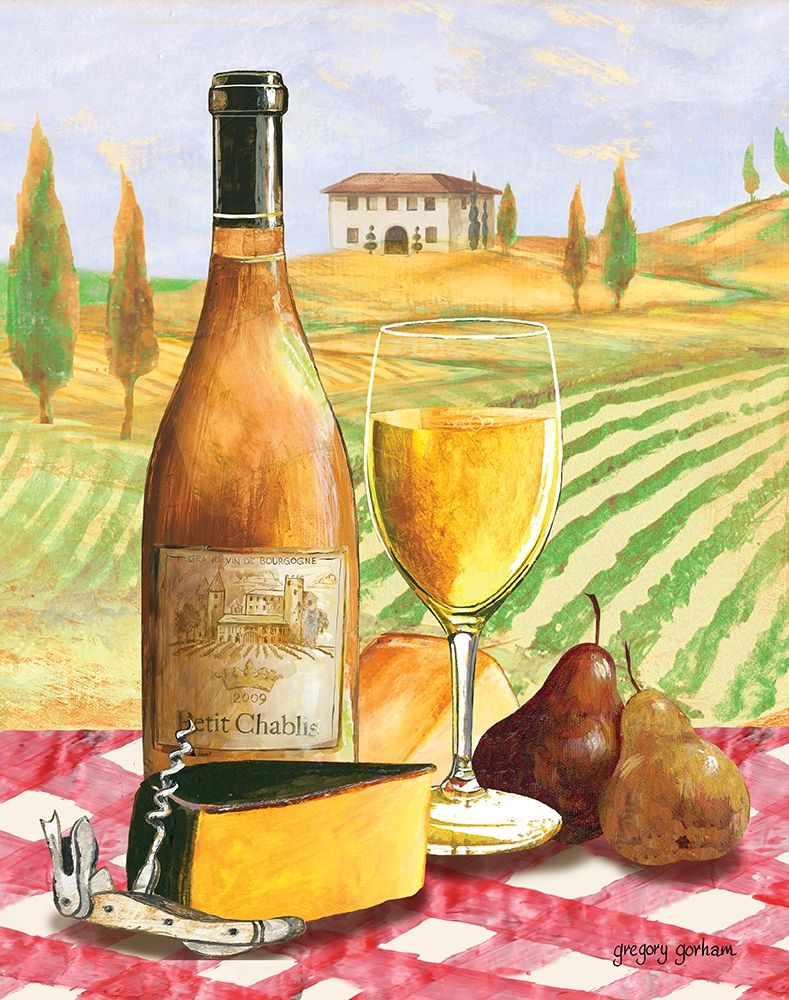 Festive Wines I art print by Gregory Gorham for $57.95 CAD
