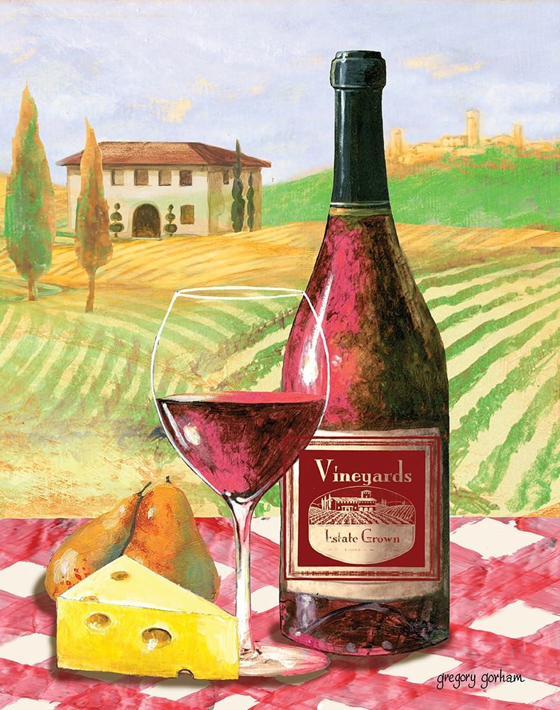 Festive Wines II art print by Gregory Gorham for $57.95 CAD