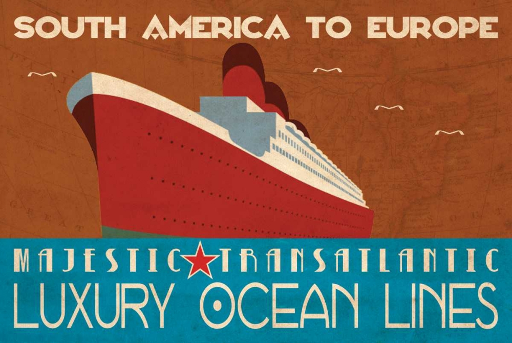 Ocean Liner art print by Jason Giacopelli for $57.95 CAD