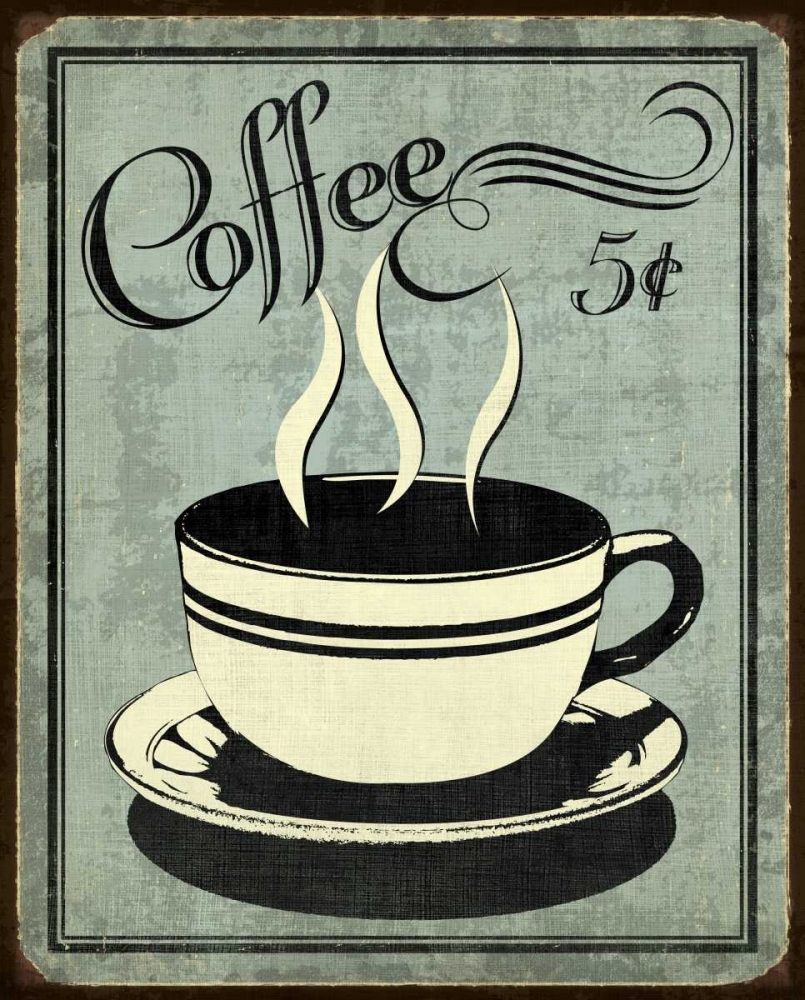 Retro Coffee I art print by N Harbick for $57.95 CAD