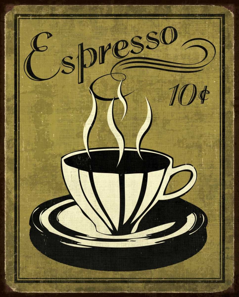 Retro Coffee II art print by N Harbick for $57.95 CAD