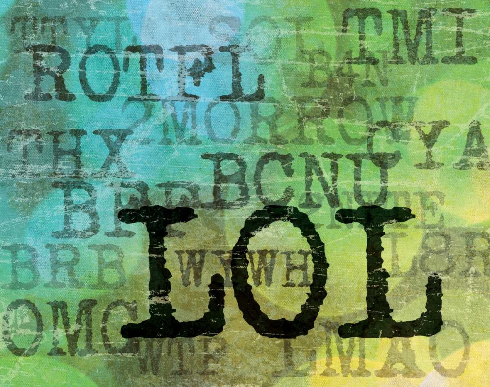 Text Logic I art print by N Harbick for $57.95 CAD