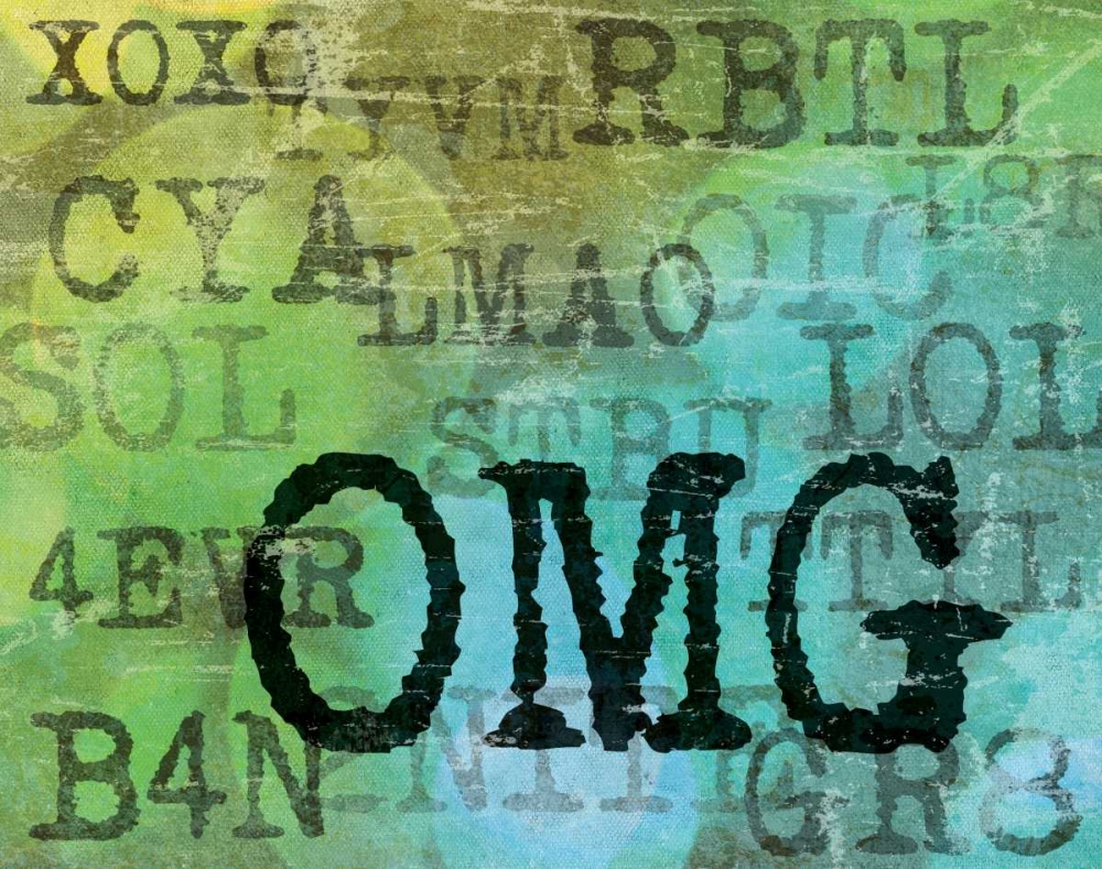 Text Logic II art print by N Harbick for $57.95 CAD