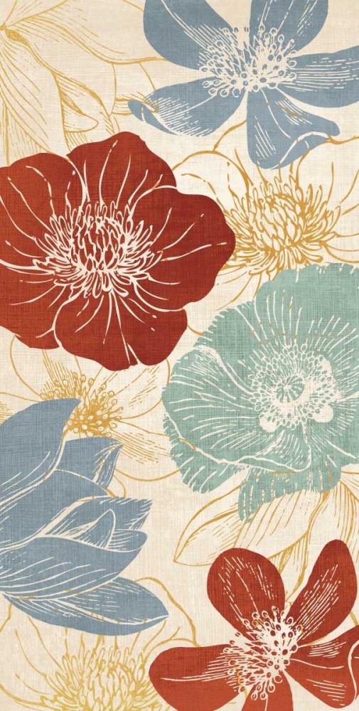 Vintage Flowers II art print by N Harbick for $57.95 CAD