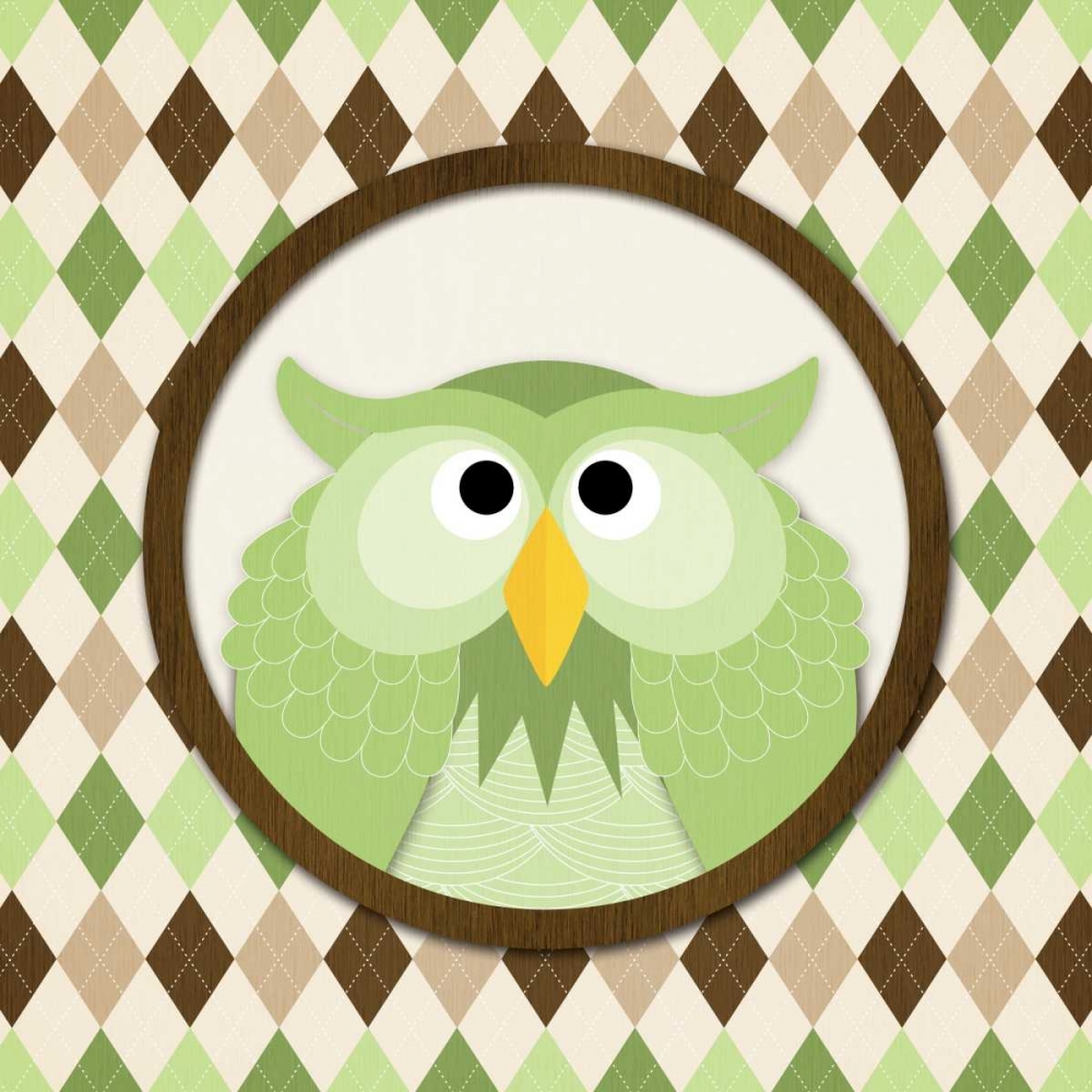 O is for Owl III art print by N Harbick for $57.95 CAD
