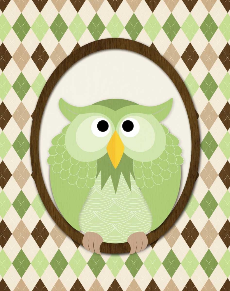 Sitting Owl III art print by N Harbick for $57.95 CAD