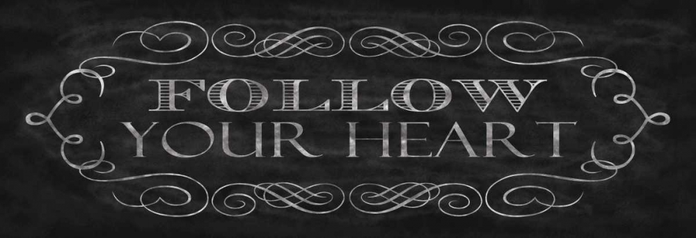 Follow Your Heart art print by N Harbick for $57.95 CAD