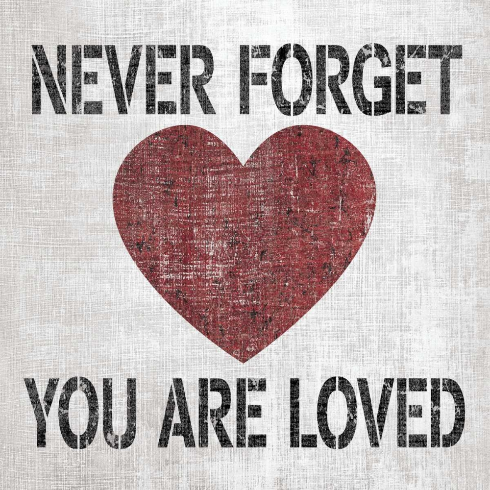 You Are Loved Sq art print by N Harbick for $57.95 CAD