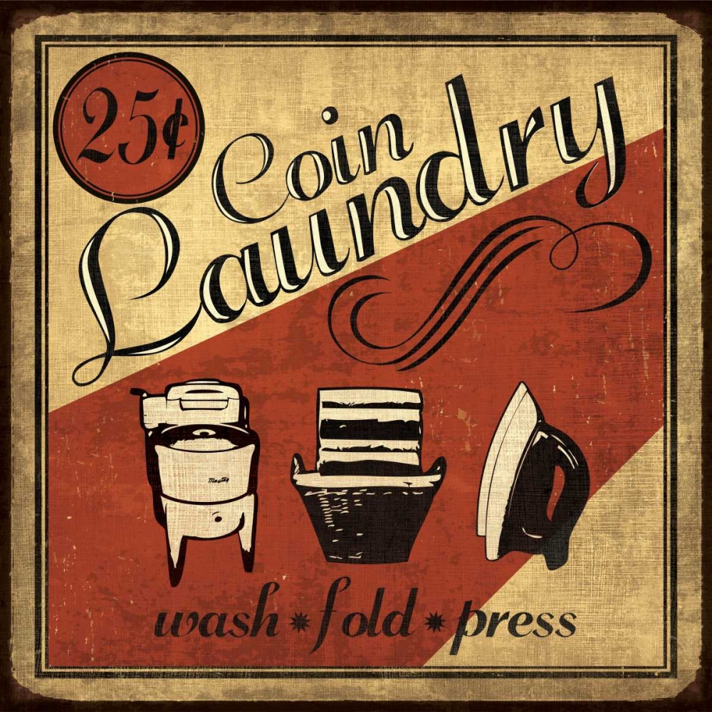 Coin Laundry Sq art print by N Harbick for $57.95 CAD