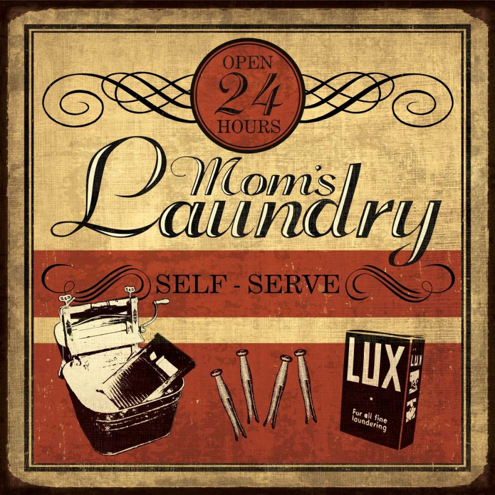 Self Serve Laundry Sq art print by N Harbick for $57.95 CAD