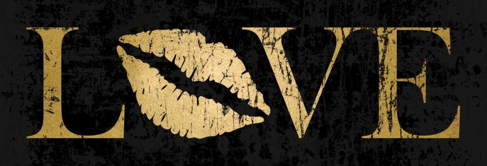 Gold Love art print by N Harbick for $57.95 CAD