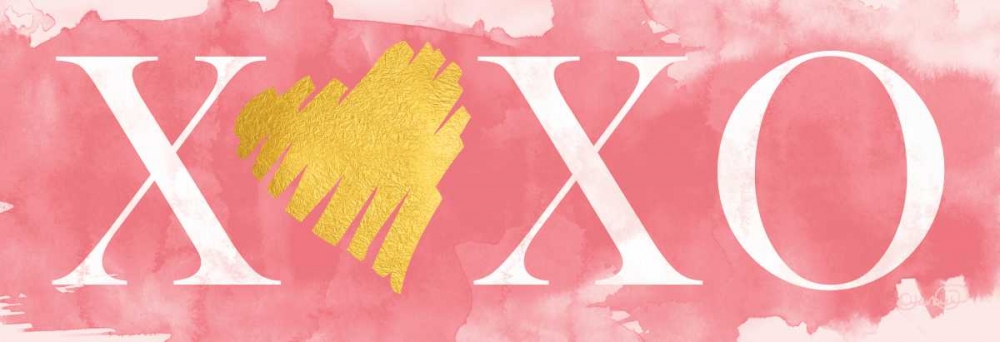 Pink XOXO art print by N Harbick for $57.95 CAD