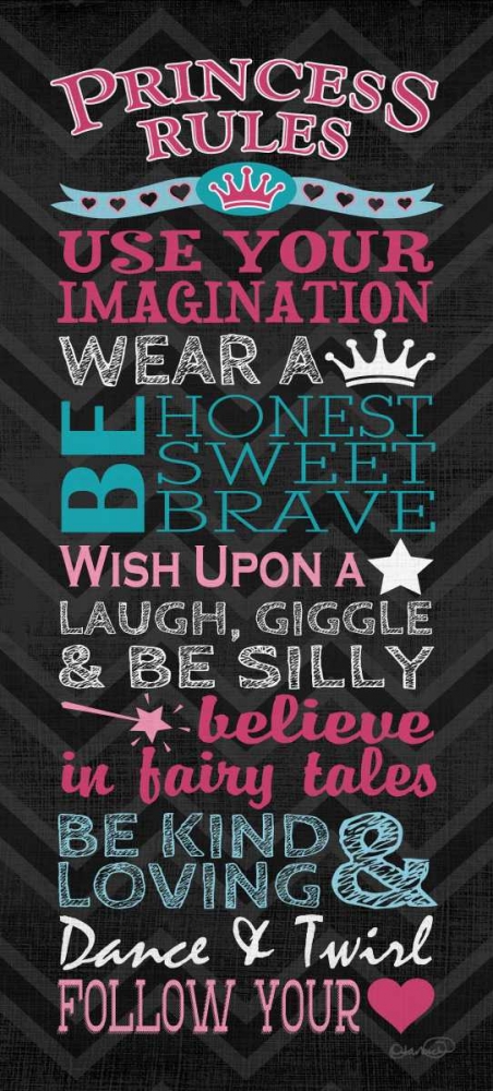 Princess Rules Panel art print by N Harbick for $57.95 CAD