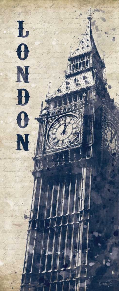 Big Ben in Indigo art print by N Harbick for $57.95 CAD