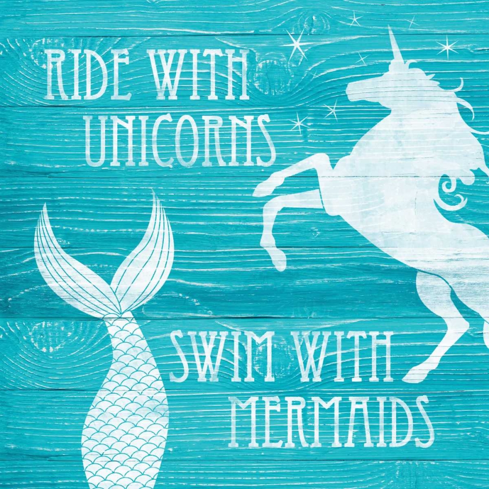 Ride With Unicorns art print by N Harbick for $57.95 CAD