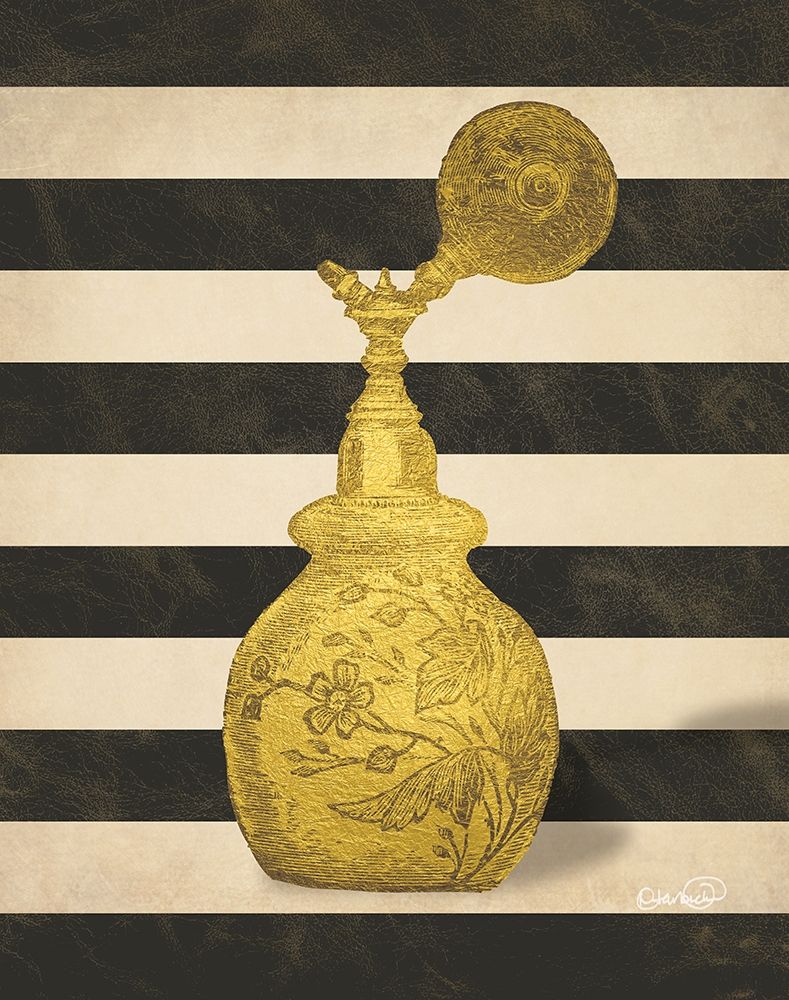Vintage Gold Atomizer art print by N Harbick for $57.95 CAD