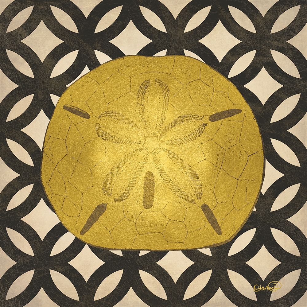 Gold Shells III art print by N Harbick for $57.95 CAD