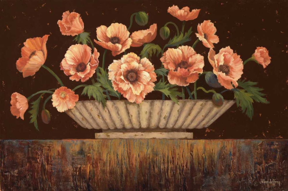Elegant Poppies art print by Jillian Jeffrey for $57.95 CAD
