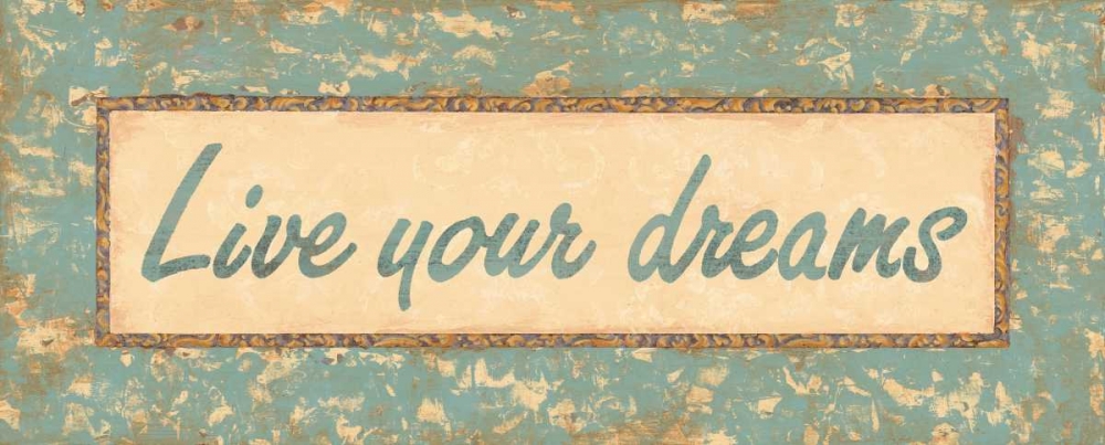 Distressed Aqua I art print by Jillian Jeffrey for $57.95 CAD