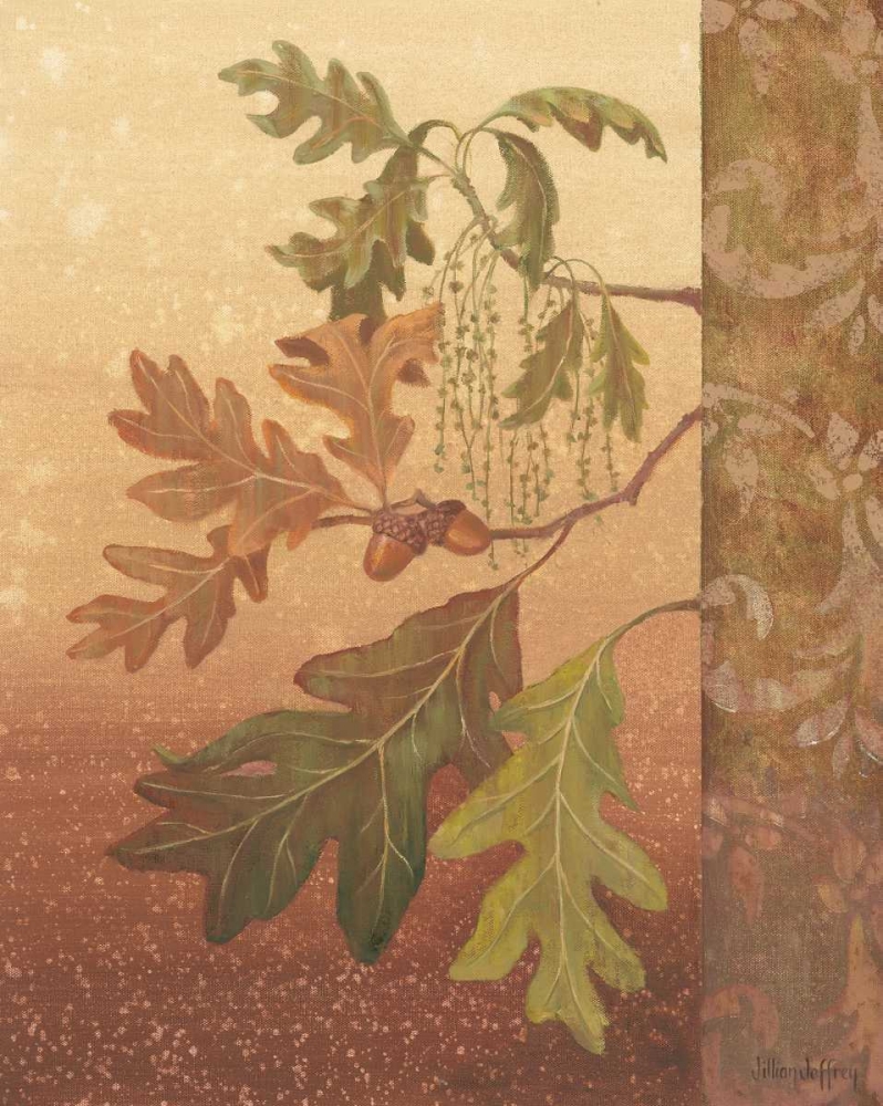 Oak Leaves art print by Jillian Jeffrey for $57.95 CAD