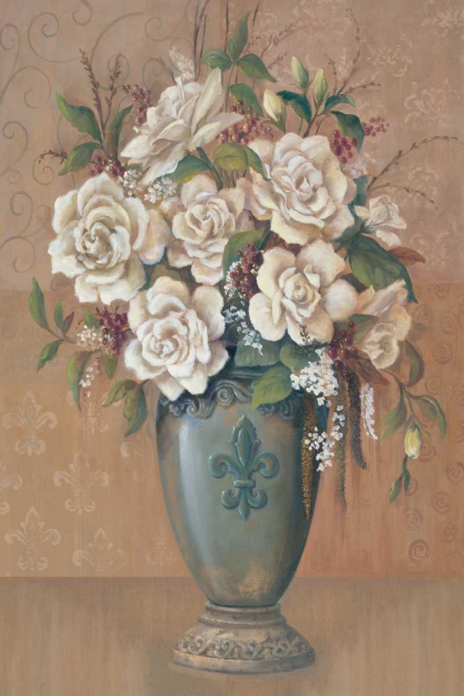 Courtly Roses I art print by Jillian Jeffrey for $57.95 CAD