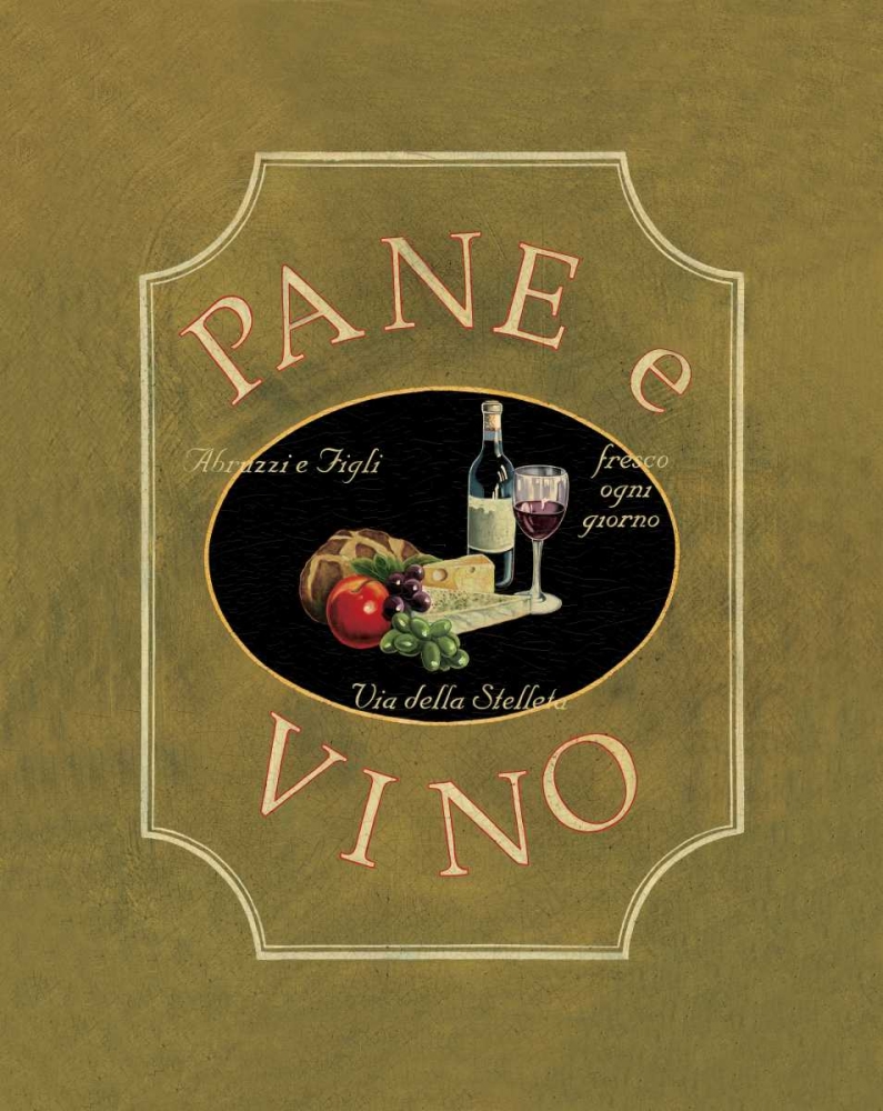 Pane e Vino art print by Catherine Jones for $57.95 CAD