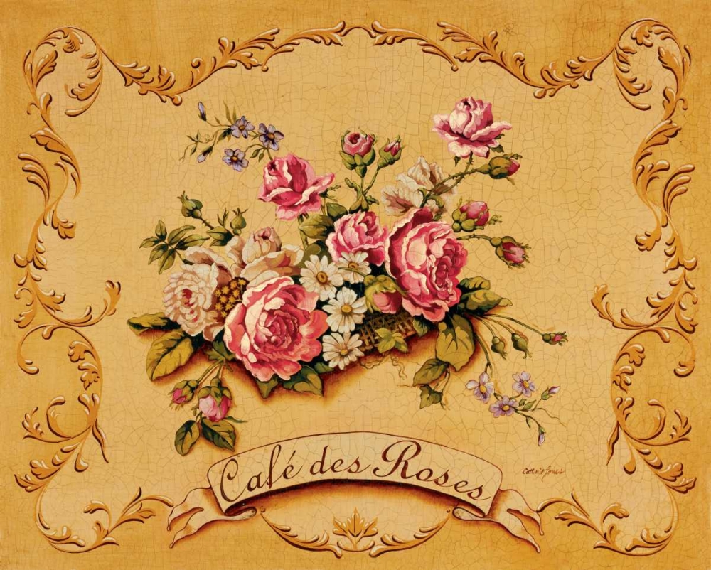 Cafe des Roses art print by Catherine Jones for $57.95 CAD