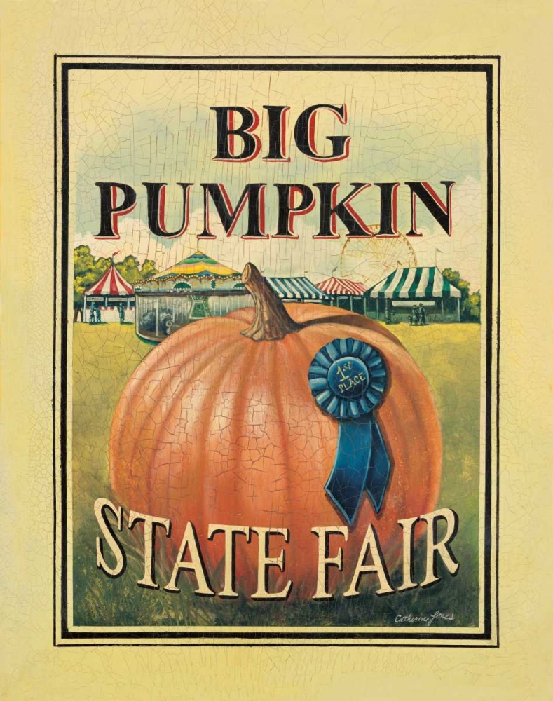 Big Pumpkin art print by Catherine Jones for $57.95 CAD
